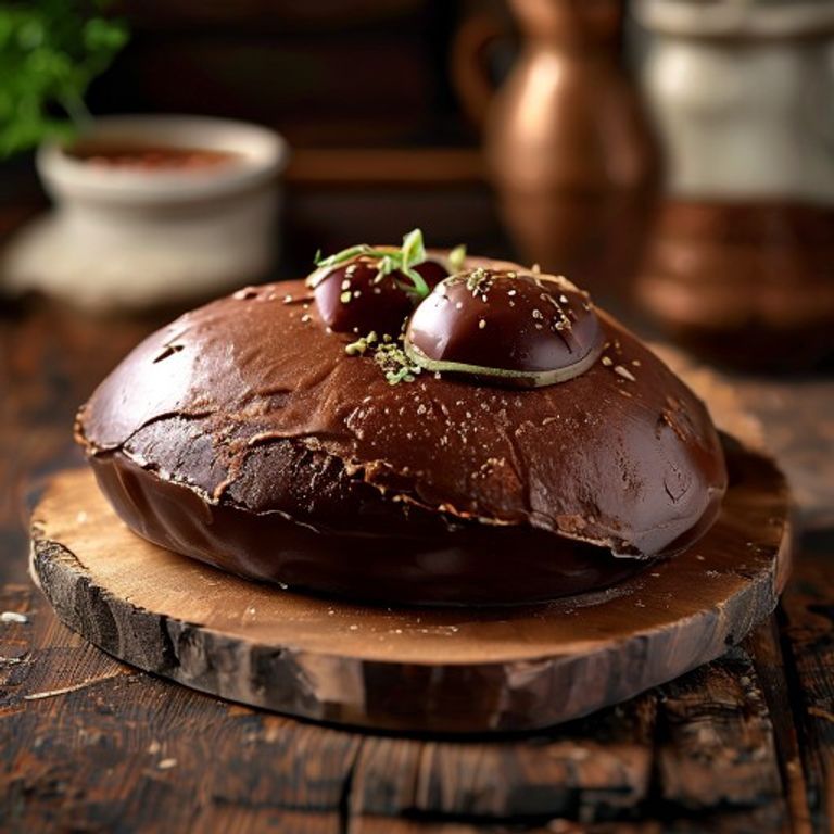 Bolo de cenoura fofinho com calda de chocolate